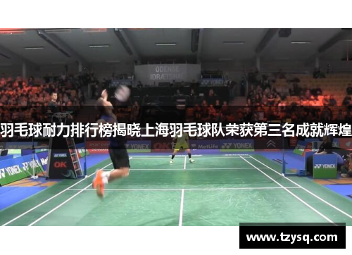羽毛球耐力排行榜揭晓上海羽毛球队荣获第三名成就辉煌